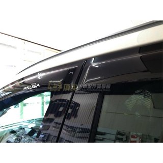 FORD福特 MK3/3.5【KUGA晴雨窗】實體店面 KUGA專用晴雨擋 酷卡雨遮片 晴雨窗 遮陽擋雨板 精品配件改裝