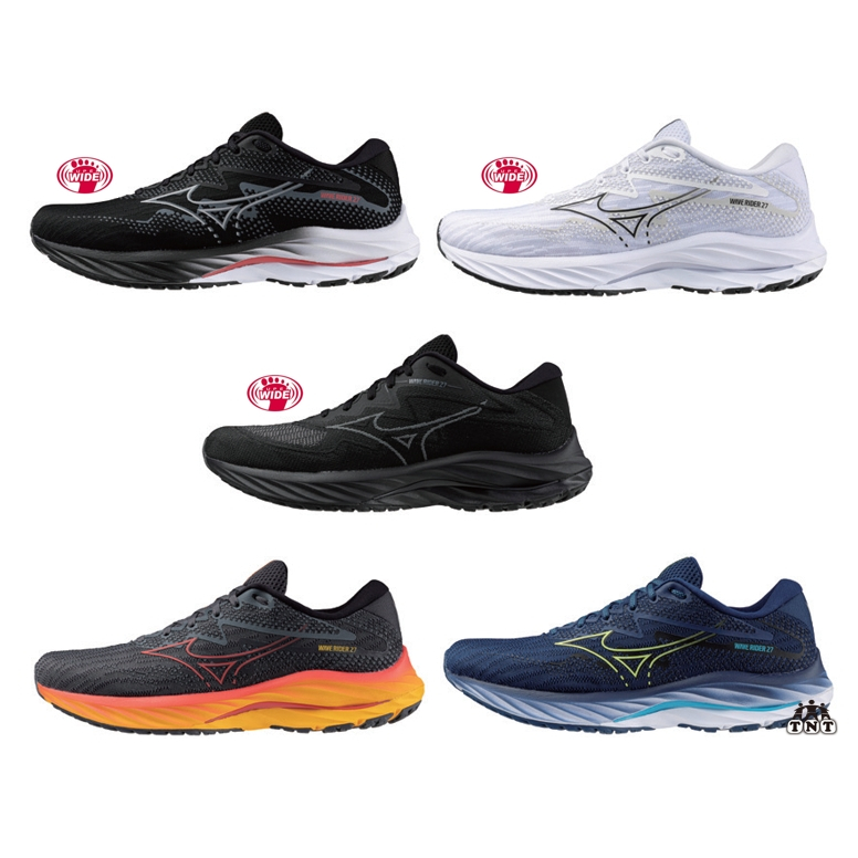 mizuno 男路跑鞋 WAVE RIDER 27 J1GC230452 / J1GC230