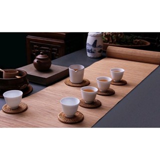 【返璞小居】臺灣現貨 竹茶席 竹蓆 茶道桌旗 復古茶席 日式茶席 中式茶席 桌布桌墊 茶道用具