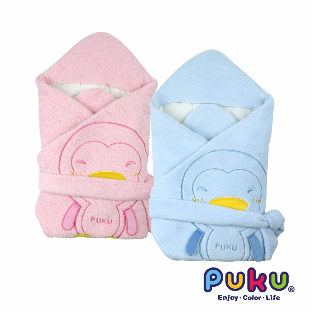 PUKU藍色企鵝【福利品】暖暖包巾(秋冬)(兩色)