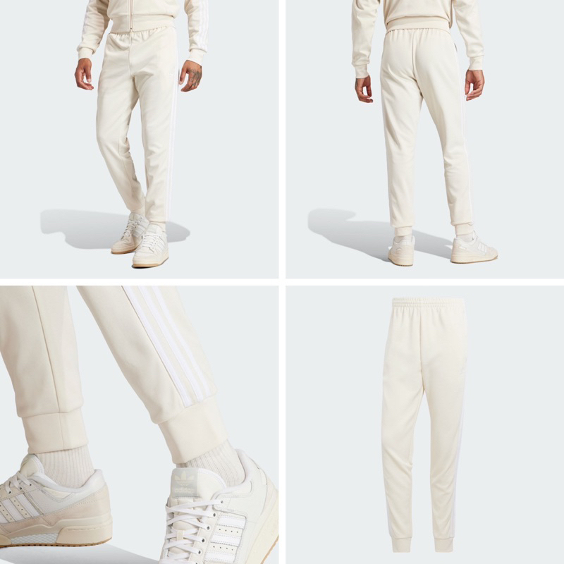 adidas originals愛迪達三葉草  男款 米白色基本款運動長褲 全新未拆正貨 IR9878 尺寸XS~2XL