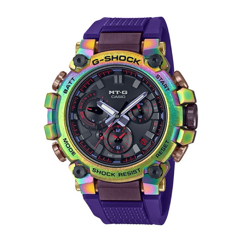 全新 卡西歐 G-SHOCK 神秘北極光 電波太陽能電力 潮流運動錶 MTG-B3000PRB-1 歡迎詢問