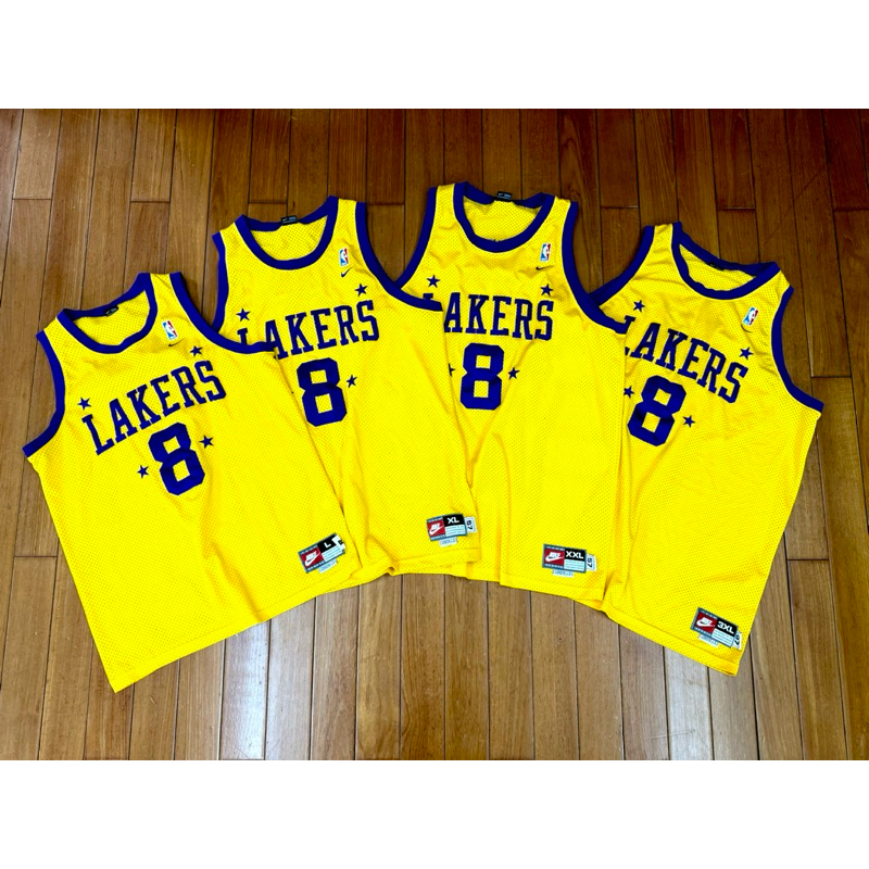 【Allen球衣世界】 Kobe Bryant 復古 黃四星 球衣 NBA 湖人隊 科比 球衣