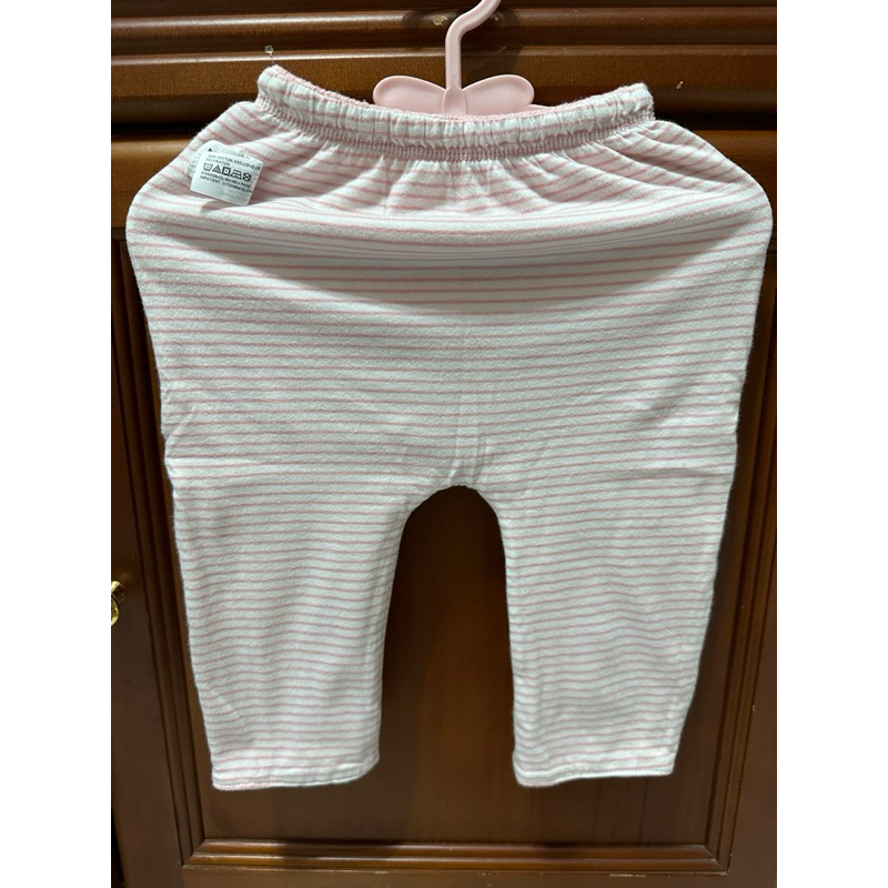 🌟二手童裝👶 Gap服飾-女寶粉色厚款條紋棉褲