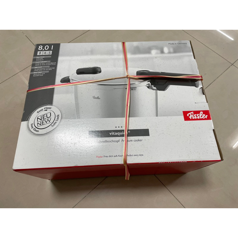 降價！嘉儀代理正品 百貨購入 德國Fissler 菲仕樂 Vitaquick#壓力鍋 快煮鍋8L #二代藍點 #特賣新品