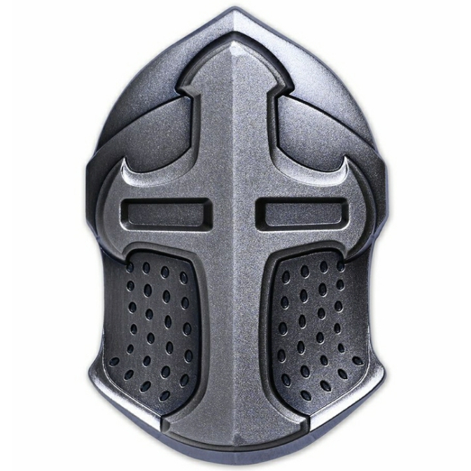 2022斐濟十字軍騎士頭盔形狀銀幣