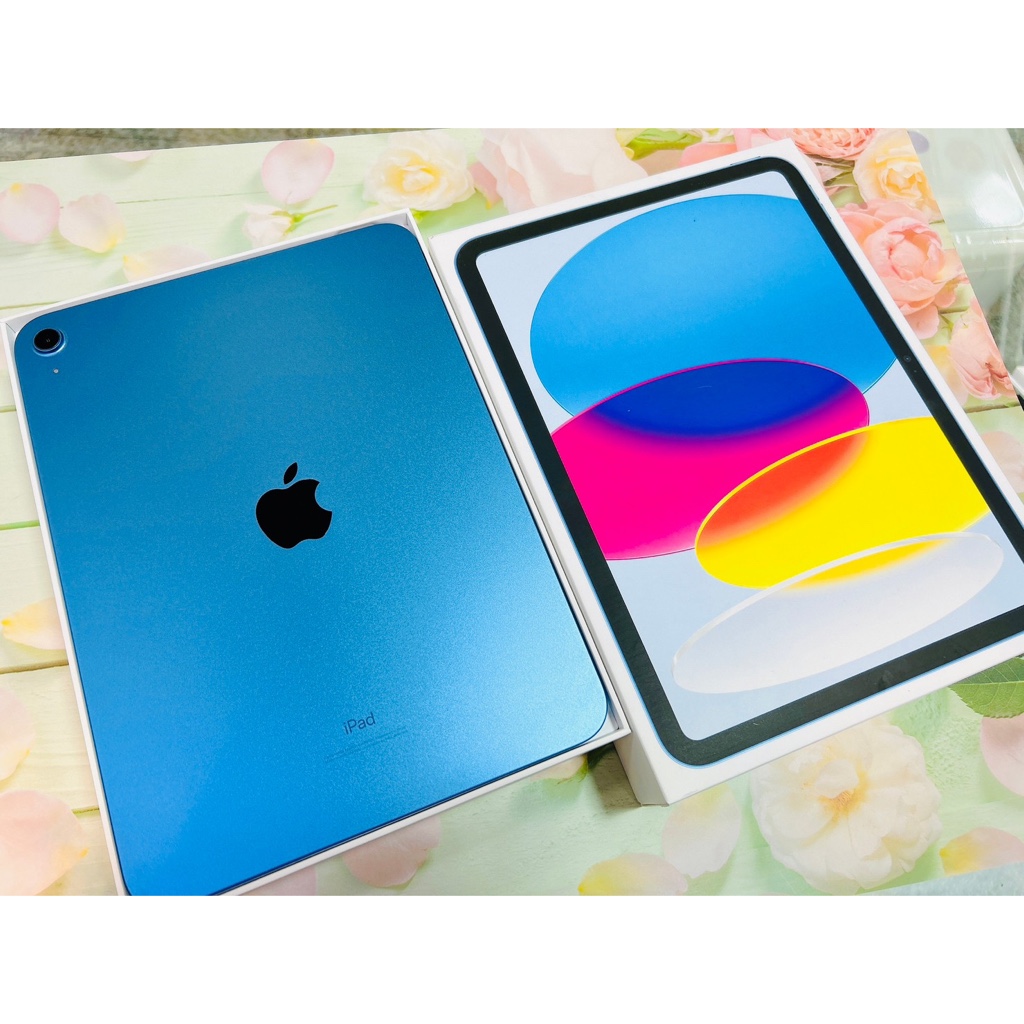 🏅️已拆封未啟用🏅️全新品🔋100%🍎Apple iPad10 (10.9吋/WiFi/256G) 🍎藍色