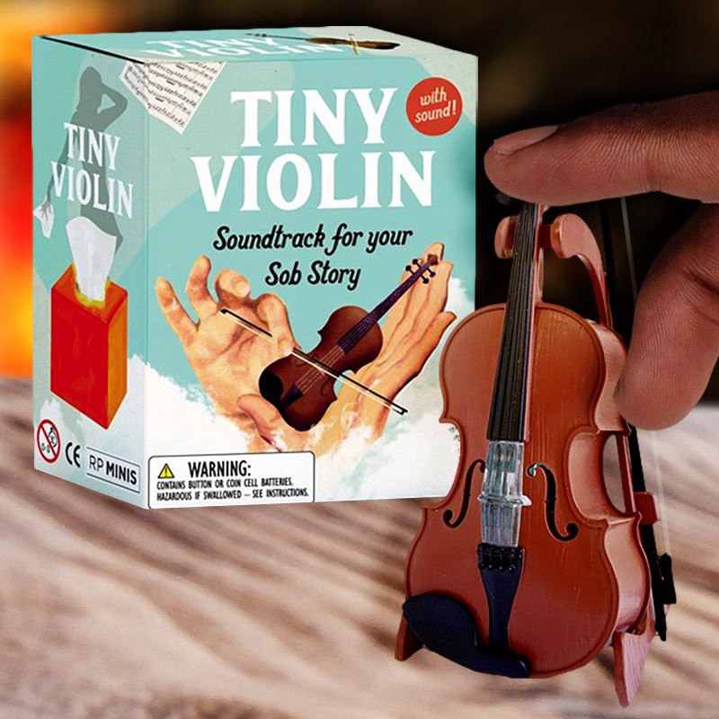 現貨🎻 熱賣品 網紅推薦 tiny violion  悲傷小提琴 苦海小提琴 迷你玩具 惡搞玩具 有聲音