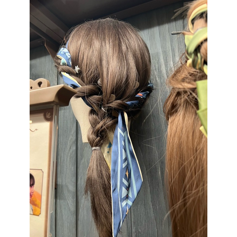 🔥現貨香港迪士尼冰雪奇緣綁頭髮緞帶
