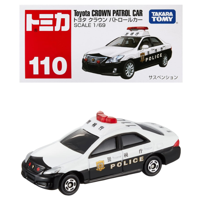 &lt;熊葛&gt; 全新正版現貨 多美 TOMICA 警車 toyota 巡邏車 豐田皇冠警車 模型車 110 紅白盒