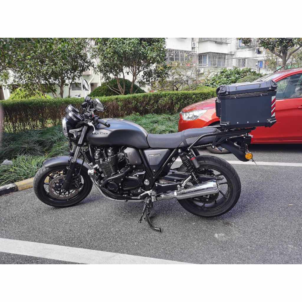 CB1100RS尾翼 適用於 本田 CB1100RS改裝電鍍後架 CB1100RS 尾箱支架 CB1100RS貨