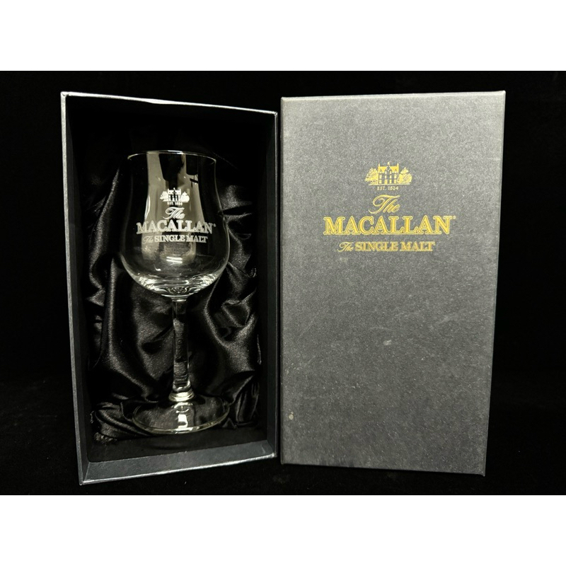 【絕版現貨全新品】Macallan 麥卡倫 威士忌 酒杯 威士忌杯 品酒杯 鬱金香杯 高腳杯 聞香杯 （附盒）