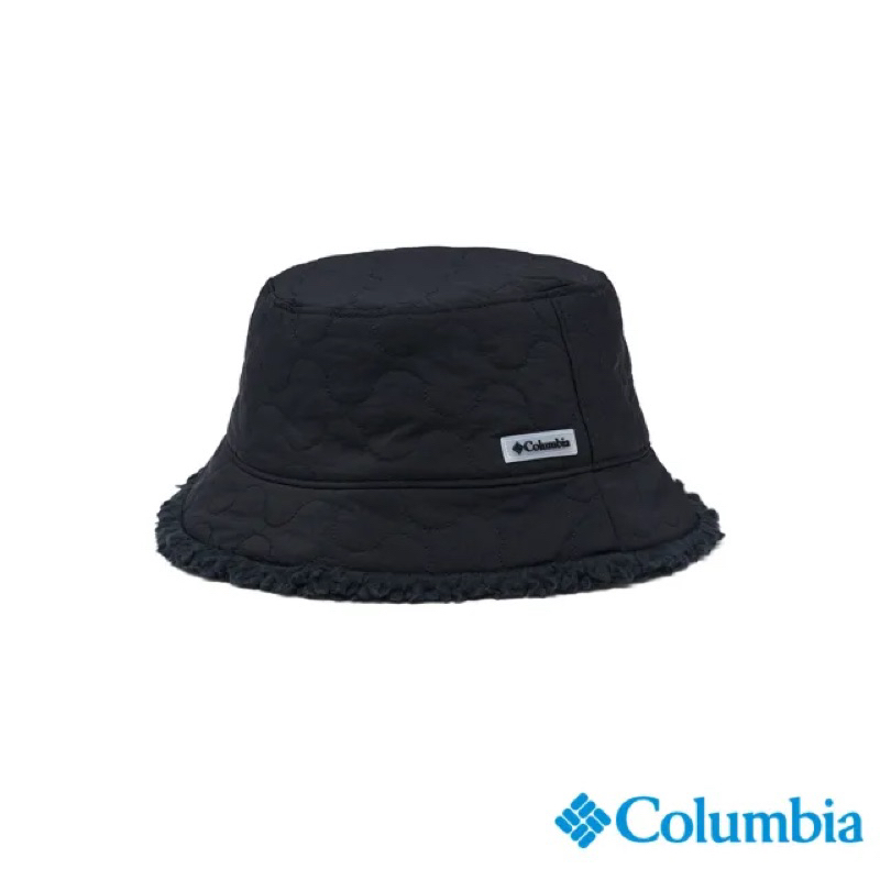 【Columbia 哥倫比亞】中性-Winter Pass™雙面刷毛漁夫帽-黑色