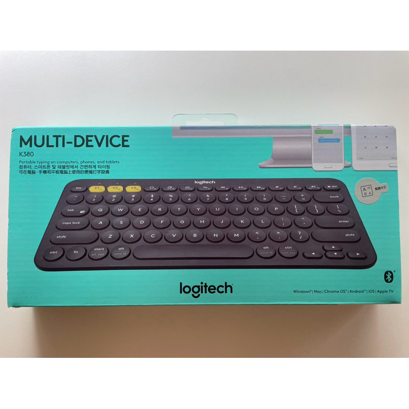 [二手全新未拆封]Logitech羅技K380多功能藍牙無線鍵盤
