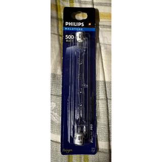 PHILIPS強光省電型雙頭石英鹵素燈管(500W 220-230V專用）