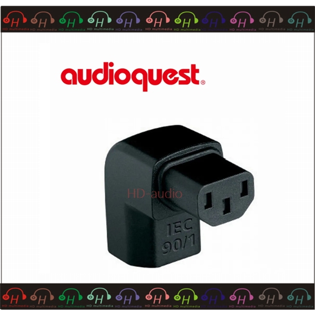 現貨✨弘達影音多媒體 AudioQuest 美國線聖 IEC-90/1 電源轉接頭 90度彎曲 公司貨