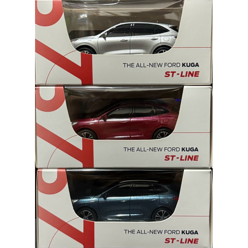 ［模型車］福特 Ford Kuga ST-Line 原廠 紀念品 迴力車 銀色 紅色 藍色 三台合售不分售