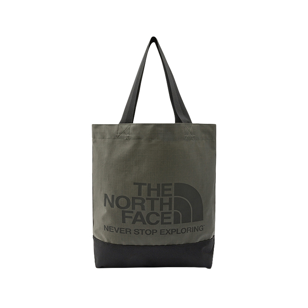 The North Face SEASONAL TOTEAP 中 印花便捷耐磨休閒單肩包 NF0A7QU621L 墨綠