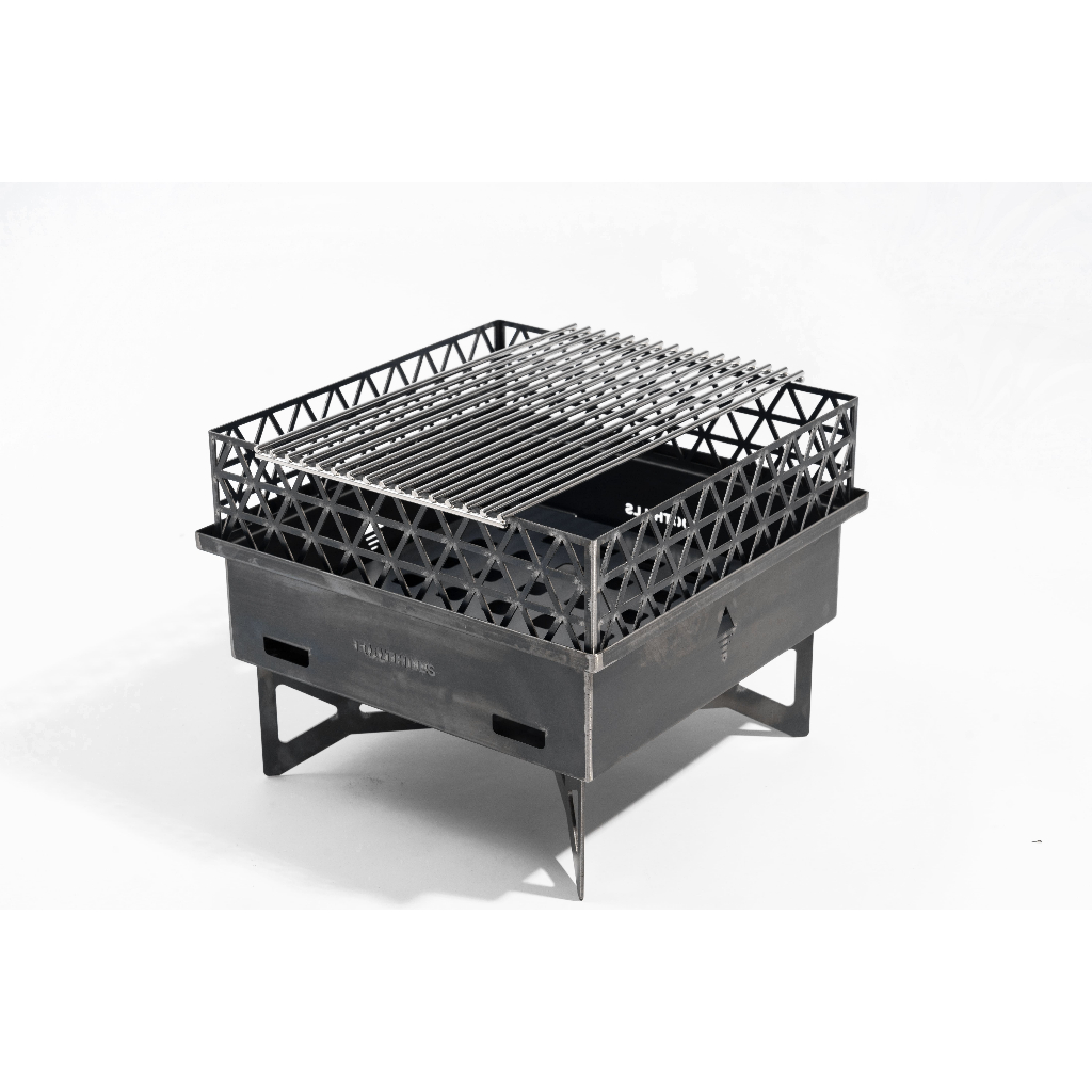 《FOOTHILLS 山麓》 -焚火台(含收納袋) 【海怪野行】露營必備 焚火 黑化 烤肉 秋冬必備 露營