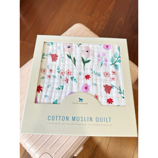 Little Unicorn cotton muslin quilt 嬰兒蓋毯被子彌月禮盒
