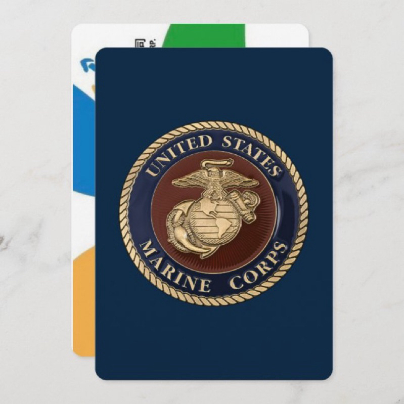 美國海軍陸戰隊 隊徽造型 悠遊卡：US Navy Marine Corps