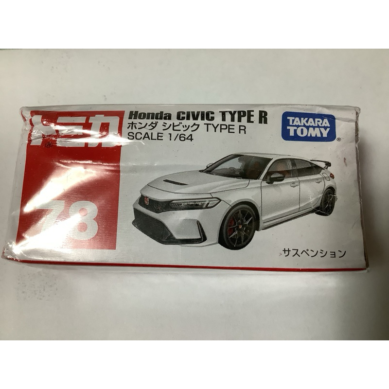 盒損出清 TOMICA 多美小汽車 NO.078 Honda CIVIC TYPE R