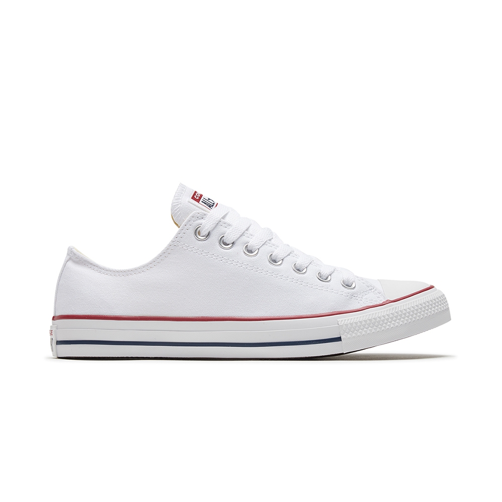 Converse 男女Chuck Taylor All Star 白色 低筒帆布鞋 - M7652C