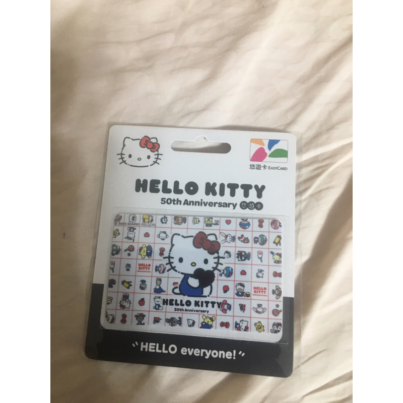 HELLO KITTY 50TH悠遊卡-Hello everyone