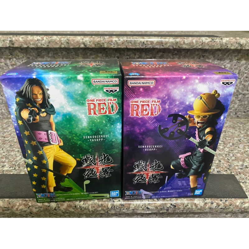 [售] 日版 金證 航海王 海賊王 RED 劇場版 戰光絕景 騙人布 耶穌布 景品 公仔 全新未拆