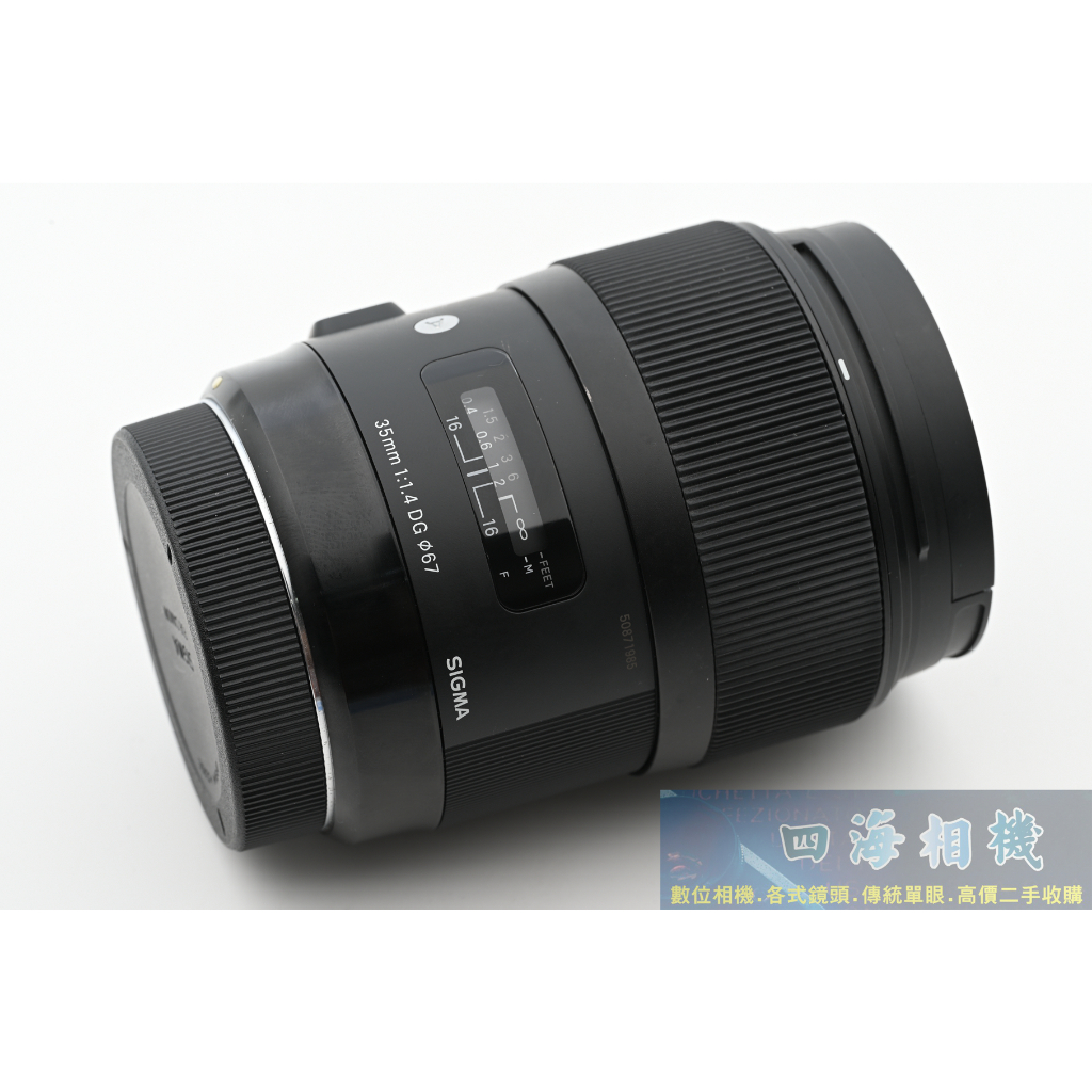 【高雄四海】Sigma 35mm F1.4 Art DG HSM for Canon EF九成新．大光圈街拍．保固三個月
