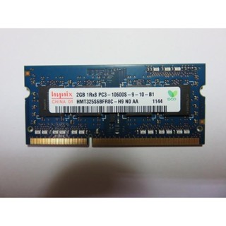 D.筆記型電腦記憶體-hynix HMT35S6CFR8C 2GB DDR3-1333 PC10600 直購價140