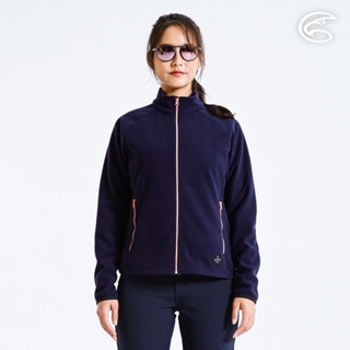 adisi 女雙層超細纖維抗風保暖外套aj2321084 (s-3xl) 青黛藍｜刷毛 輕抗風 輕量 彈性 透氣