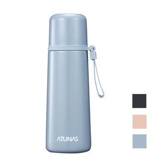 【ATUNAS 歐都納】316雙蓋式霧面保溫瓶500ml 黑 藍灰 奶茶 雙層真空 保溫壺 環保壺 A1KTDD03N