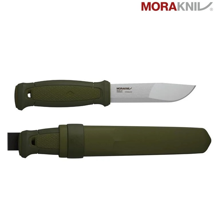 Morakniv Kansbol 不鏽鋼直刀/露營小刀 12634 / 12872 軍綠 瑞典製