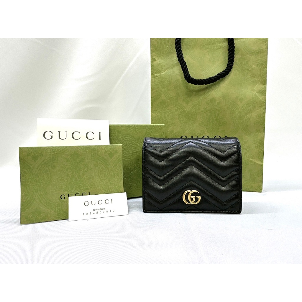 GUCCI GG Marmont兩折短夾