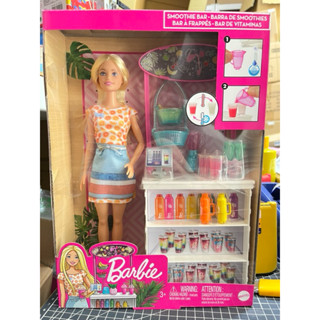 現貨 全新 正版 《含發票🧾》原價999元 Mattel 芭比奶昔店遊戲 Barbie 芭比 娃娃 正版 臺灣代理 美泰