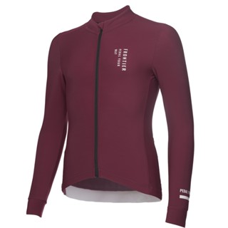 全新 Frontier 刷毛自行車男長袖車衣 INFINITY CLASSIC Long Sleeve Jersey 紅