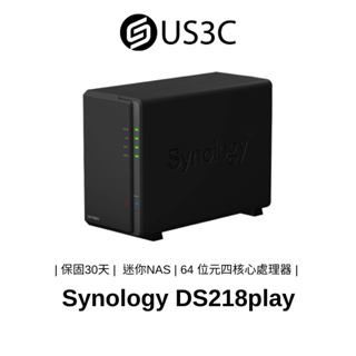 【全新品】Synology DiskStation DS218play 網路儲存伺服器 四核心1.4GHz