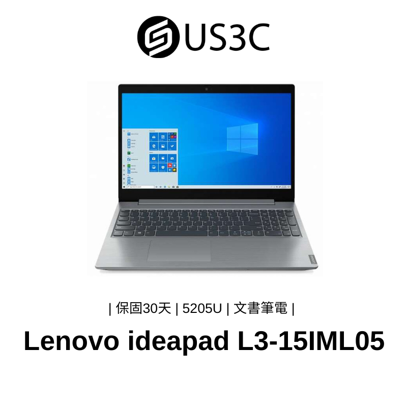 Lenovo ideapad L3-15IML05 15吋 FHD 5205U 4G 1T HDD 文書筆電