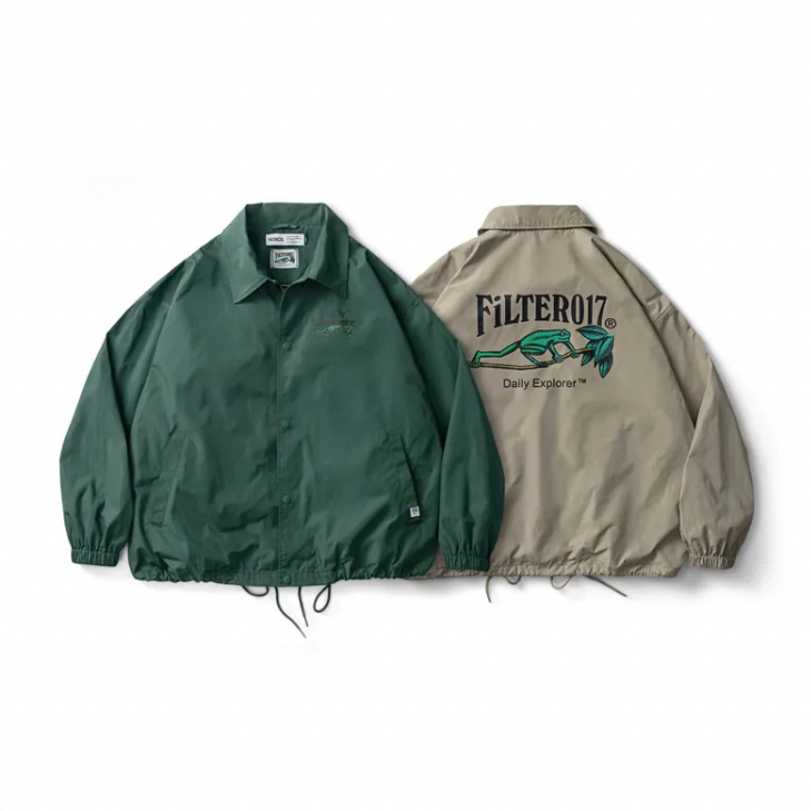 FILTER017®  / Frog Graphic Coach Jacket 日常探尋者系列-青蛙圖像教練外套