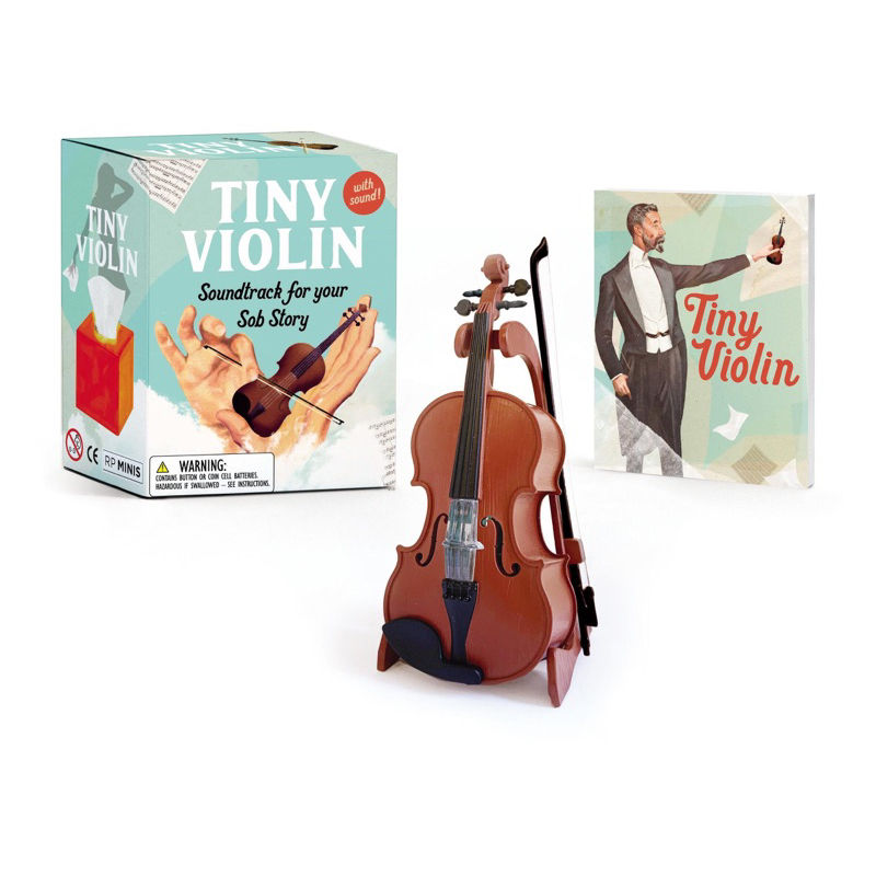 美國玩具🇺🇸現貨+預購‼️苦海小提琴 迷你小提琴 tiny violin 可發聲 正版 搞怪療癒小物