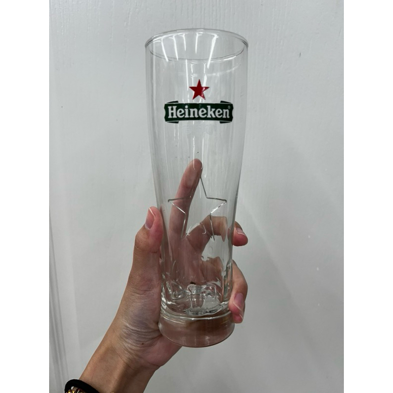 Heineken海尼根啤酒杯🍺玻璃杯