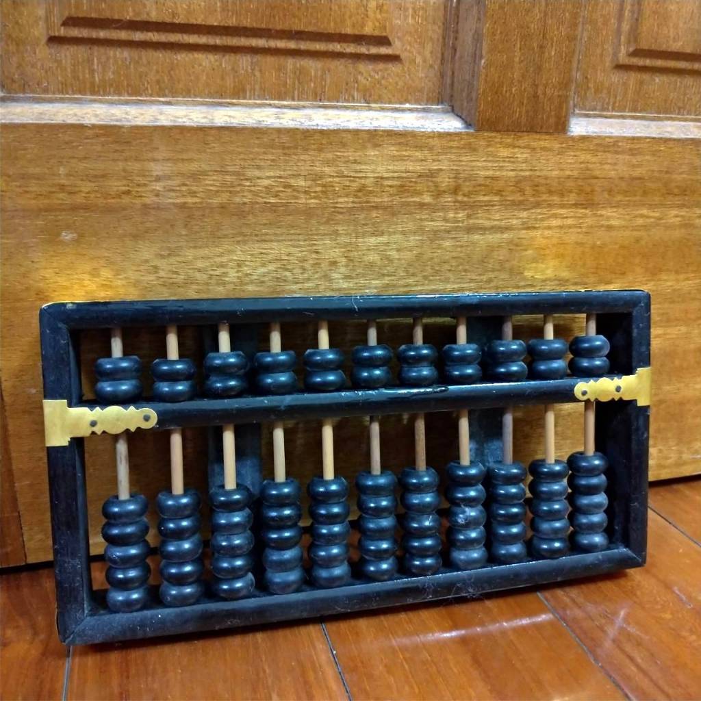 木製 珠算盤 老算盤