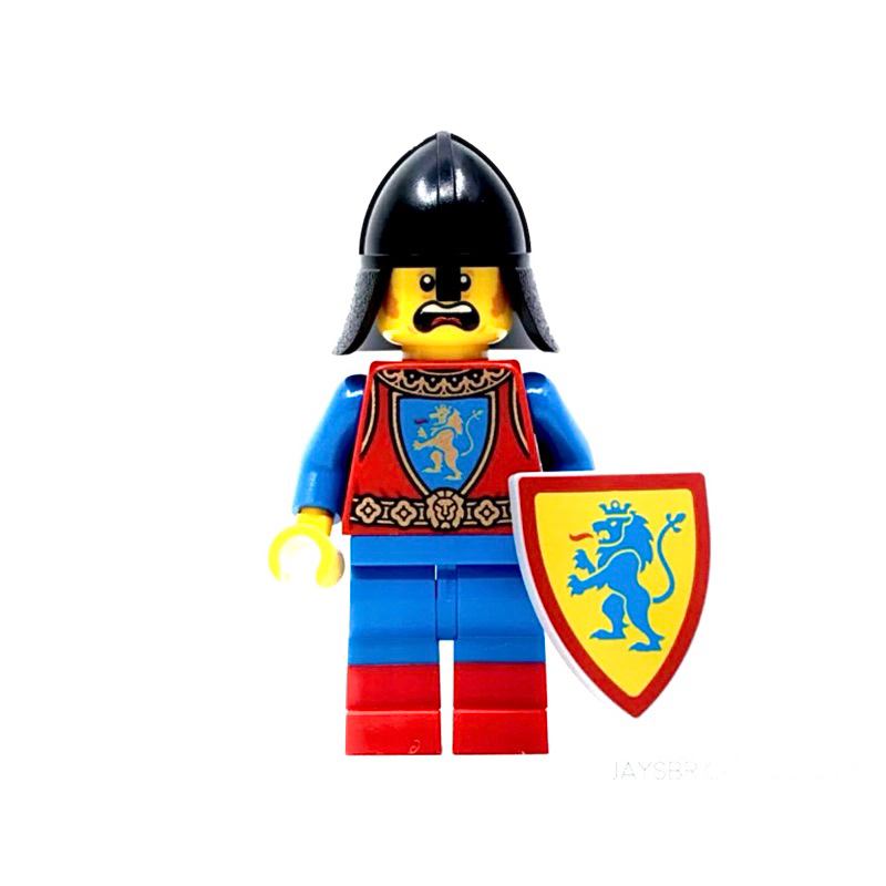 LEGO 樂高 騎士人偶+盾牌 獅國 紅獅 士兵 城堡 獅國士兵 人偶 全新未組裝