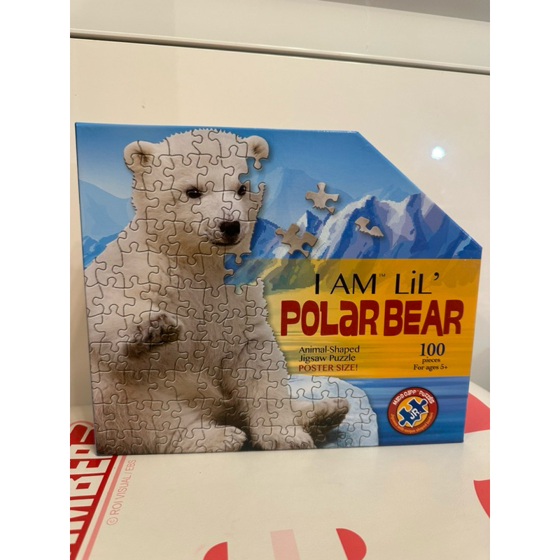 I AM 拼圖-100片 我是北極熊（二手）