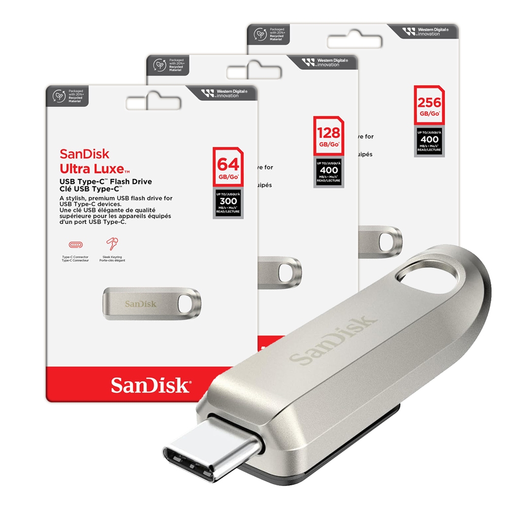 SANDISK Ultra Luxe CZ75 64G/128G/256G USB Type-C 高速 隨身碟