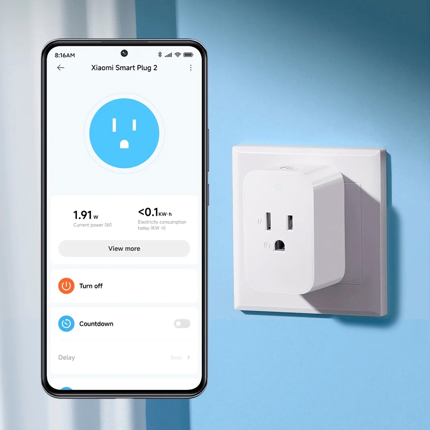 小米智慧插座 Xiaomi 智慧插座 2 讓傳統電器更智慧 遠端開關 智慧定時 電量統計 安全用電