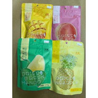 🍑🍍永禎 情人果乾/無糖愛文芒果乾/芭樂乾/水蜜桃乾/鳳梨乾 果乾 純素