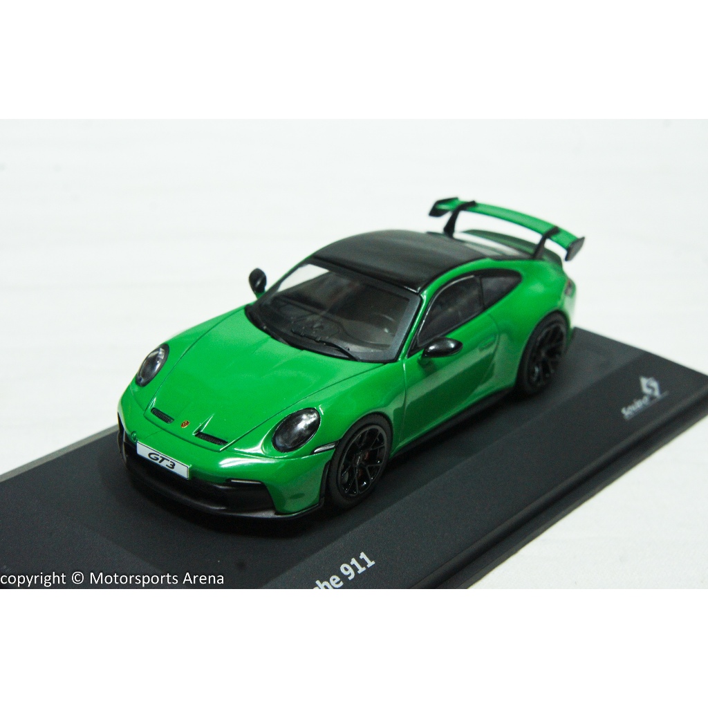 【現貨特價】1:43 Solido Porsche 911 GT3 992 2022 綠色/灰色