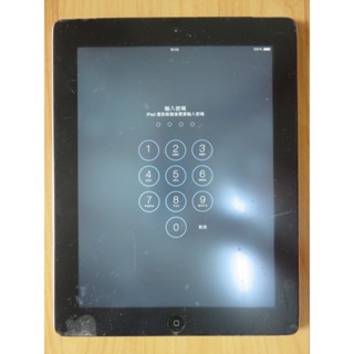 X.故障平板-Apple iPad 2 9.7吋 Wi-Fi 64GB (A1396)+3G -直購價650
